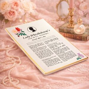 NWT🤍Bridgerton Trinket Dish (Lady Whistledown's Society Papers🤍